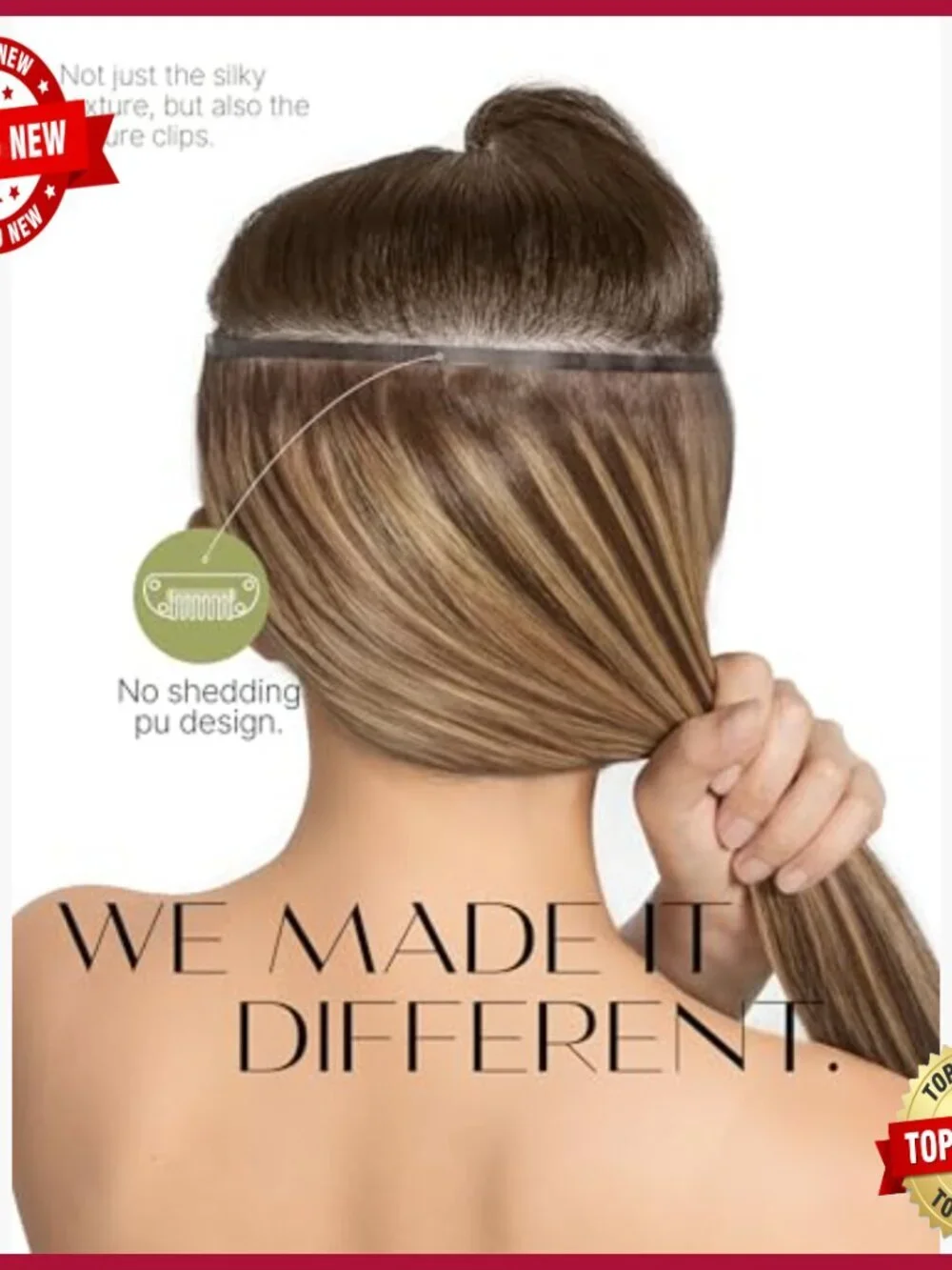 Remy Human Hair Clip-In Extensions 16